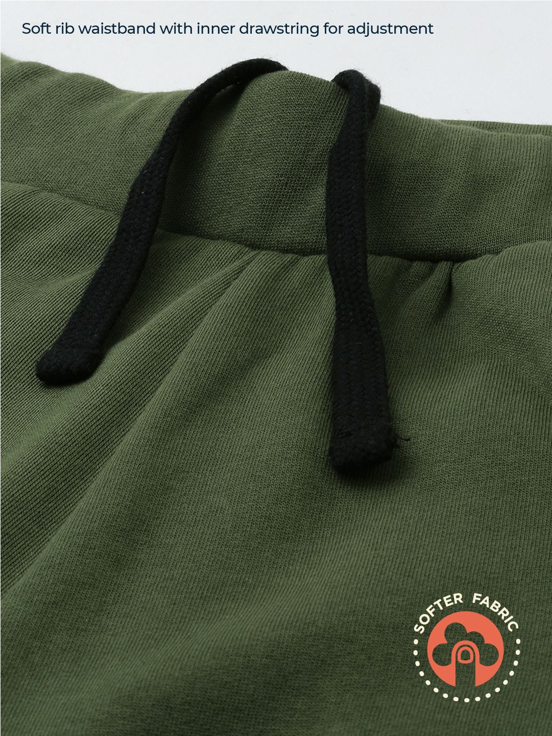 Olive Organic Cotton Bamboo Sweatshirt & Jogger Set | Men
